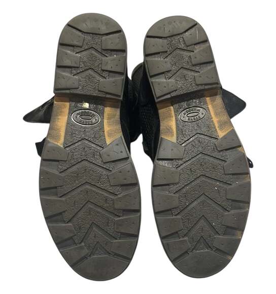 Steve Madden Banddit Black Leather Strappy Buckle Moto Boots Women's Size 10 - Picture 7 of 8